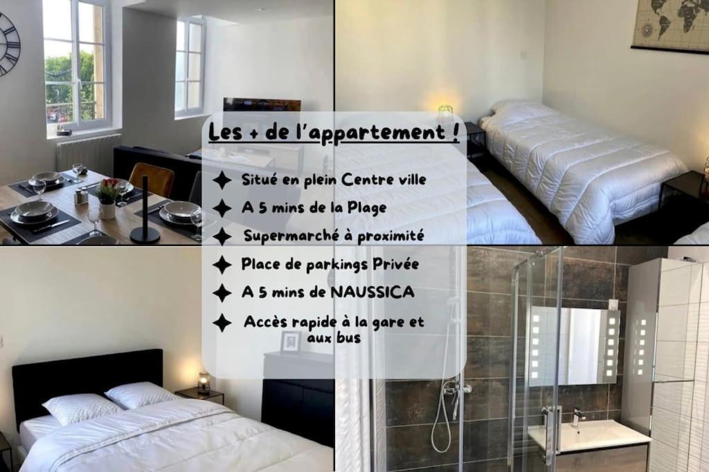 Apartament Les Vagues D'Opale Boulogne-sur-Mer Zewnętrze zdjęcie